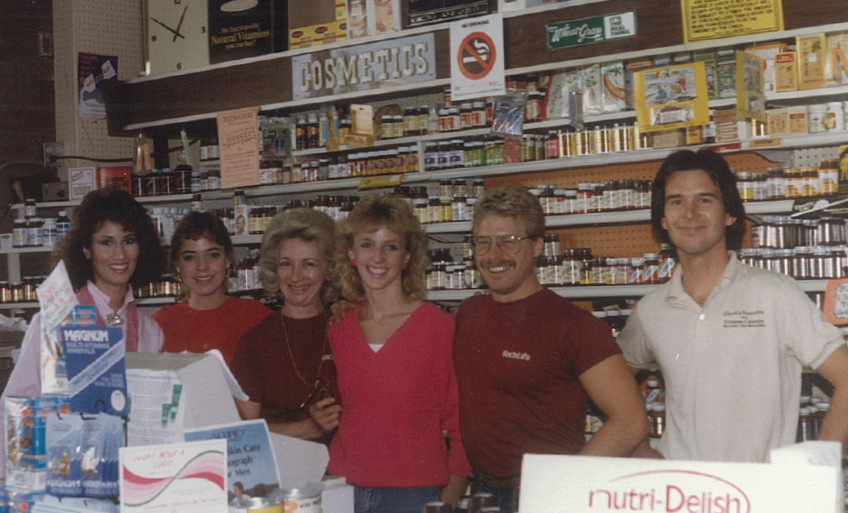 Staff at the Riverside Store - Rosanne, Michelle, Vanetta, Liz, Starkie, Bruce