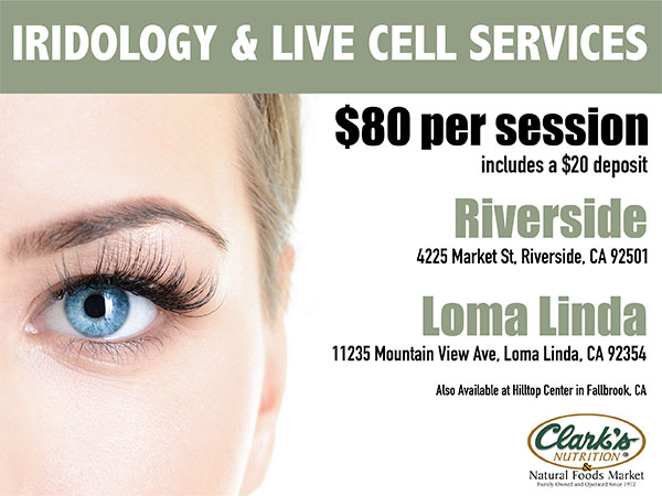 Iridology click for an appointment
