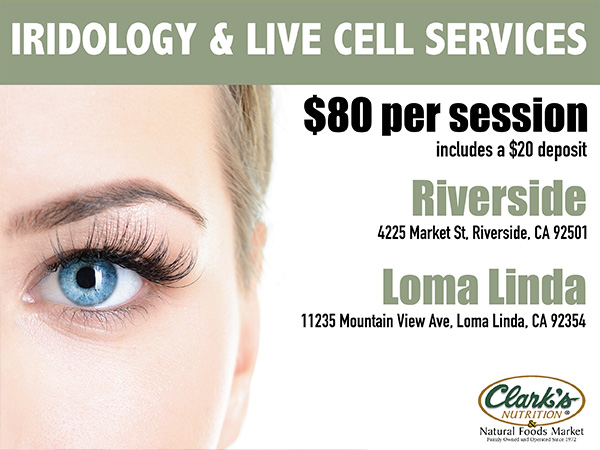 Iridology click for an appointment