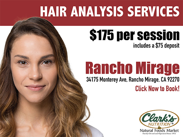 Click for a Hair Analysis appointment