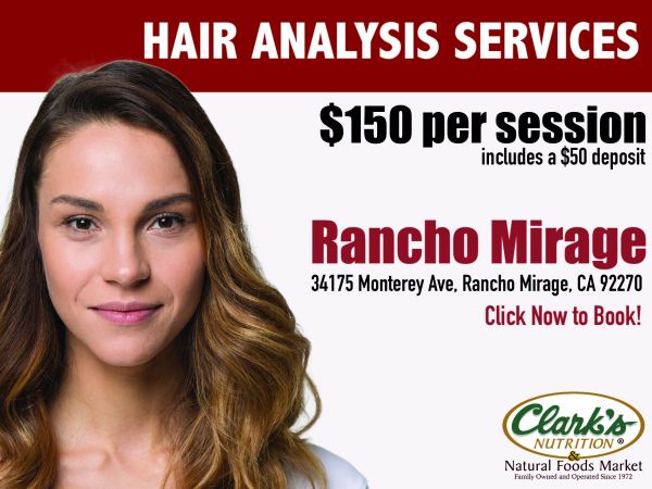 Click for a Hair Analysis appointment